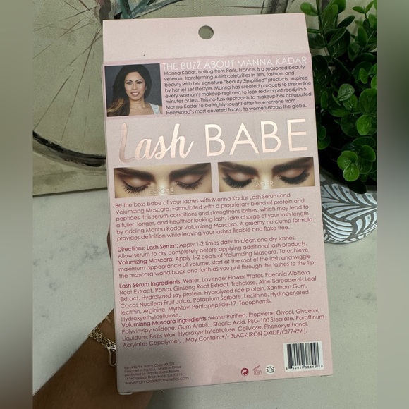 LAST PRICE🍒🤍 MANNA KADAR beauty lash babe lash serum and volumizing mascara ✨ - Picture 4 of 6